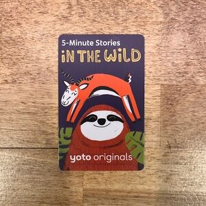 In the Wild 5-Minute Stories Yoto Card